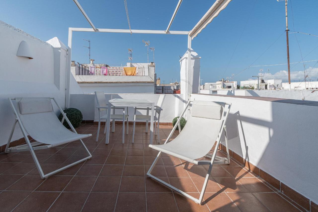 Terraza Estampa De Cadiz Apartment Luaran gambar