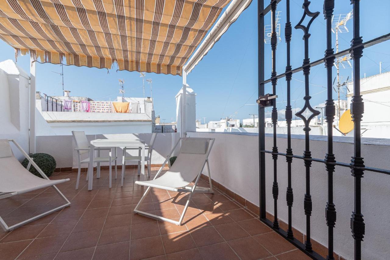 Terraza Estampa De Cadiz Apartment Luaran gambar